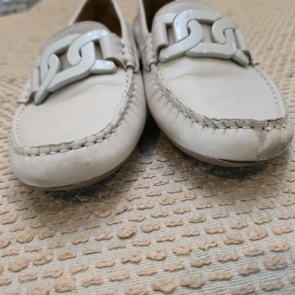 Vaneli Aiker Driving Loafer Moccasin  Size 7.5 All Leather Made In  Italy